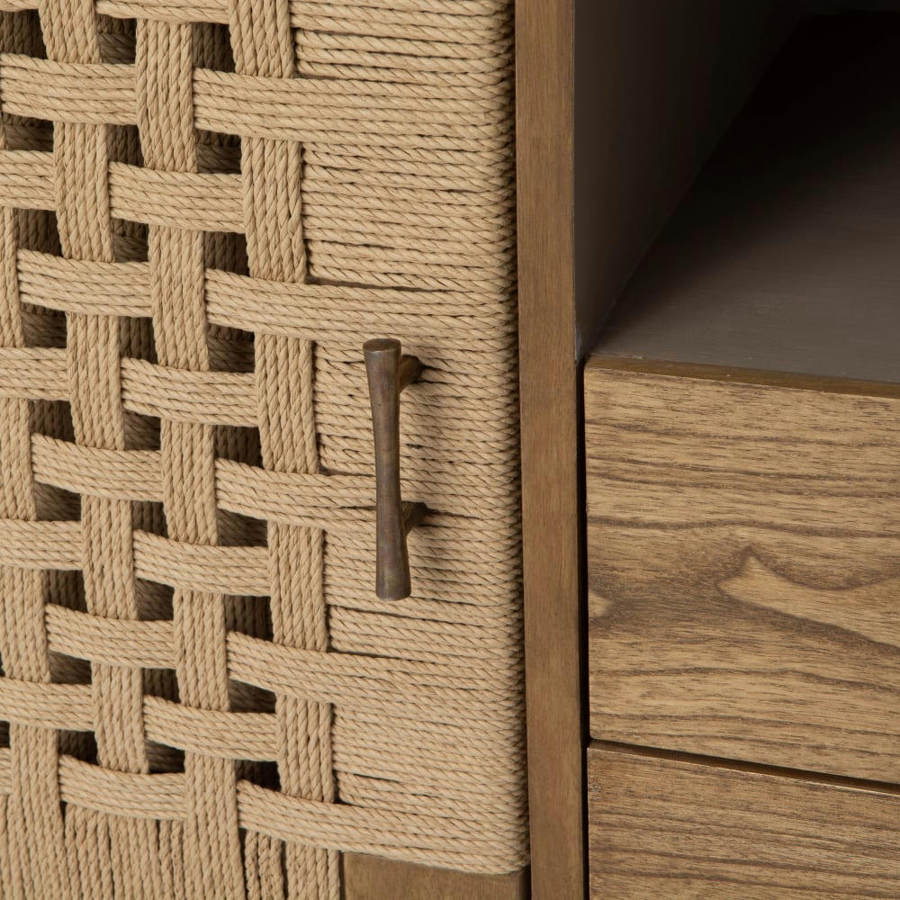 - Meuble tv   en bois  multicolore