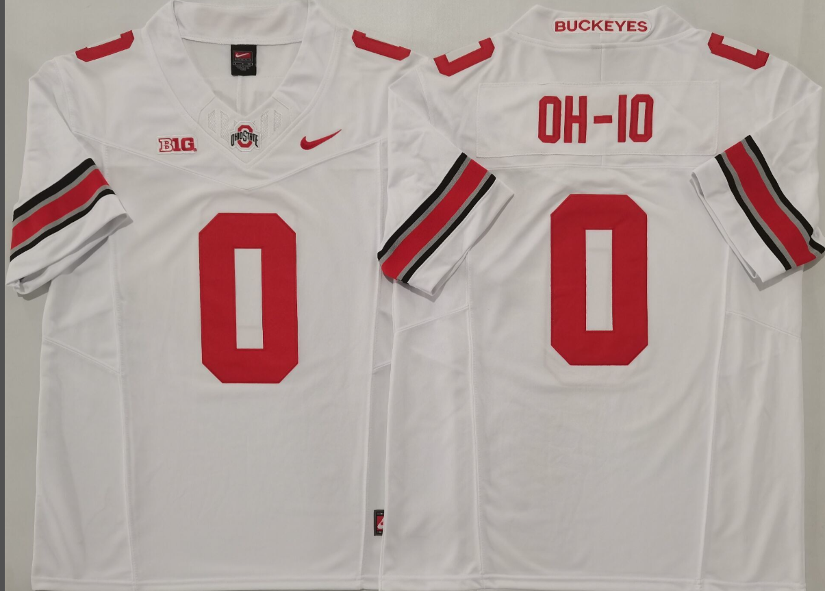 OH-10 NCAA Ohio State Buckeyes Nike Vapor Limited Jersey