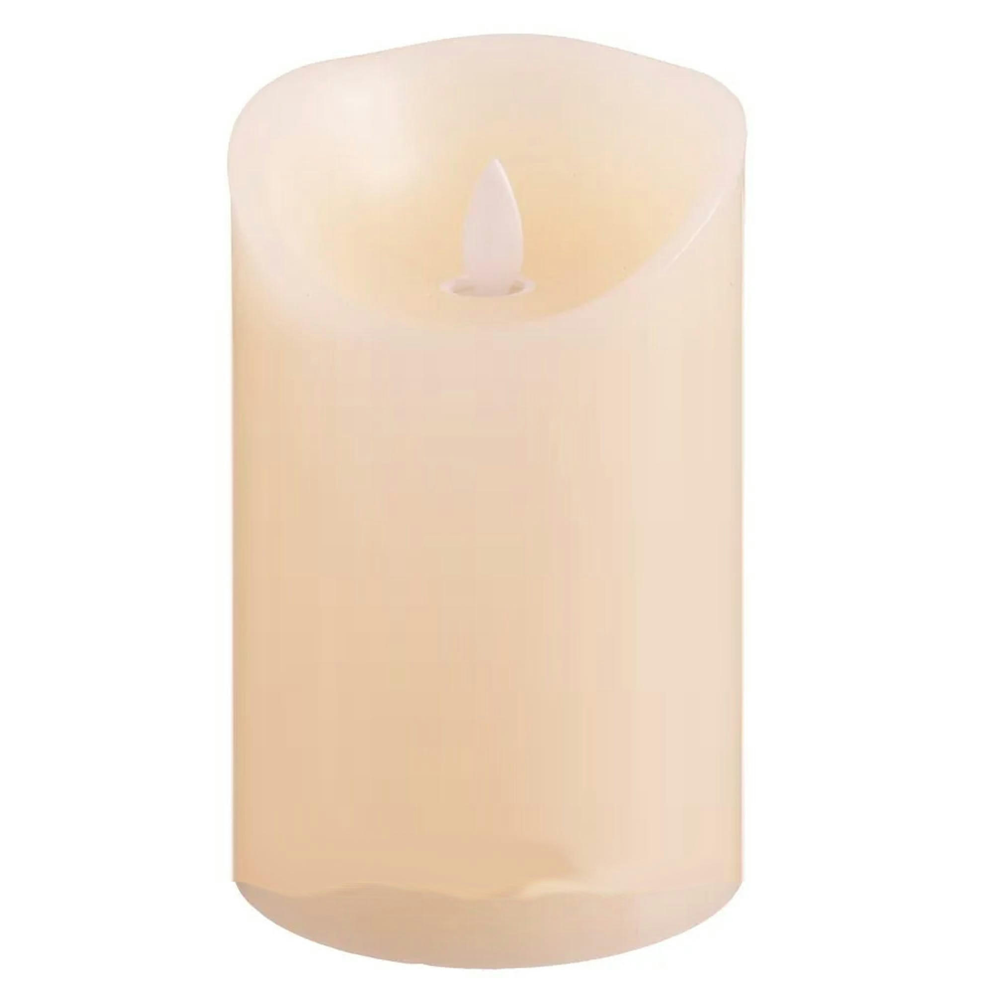 - Bougie LED ivoire avec mouvement de flamme 9x14cm