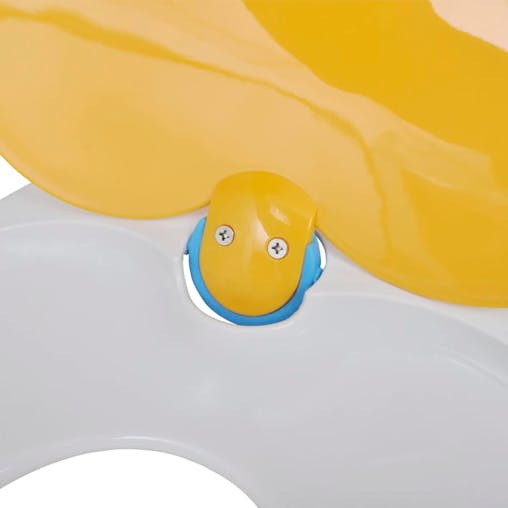 NNEVL White & Yellow Soft-close Toilet Seat Adults/Children