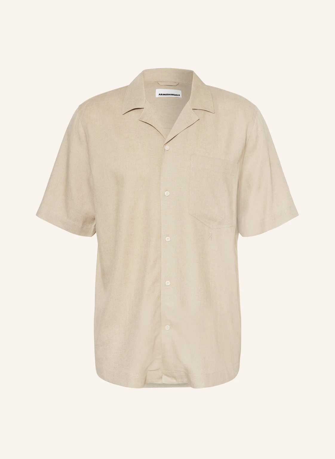 ARMEDANGELS Resorthemd LOVAAR Comfort Fit mit Leinen