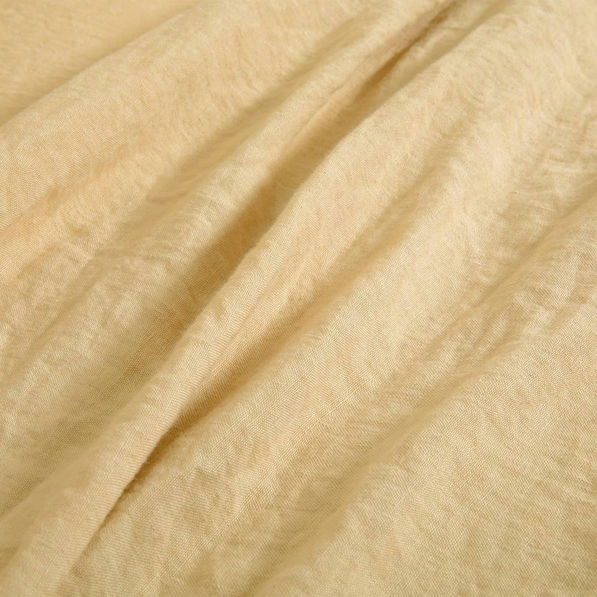 PETIT JOUR - Drap plat en  lin lavé beige 240 x 300 cm