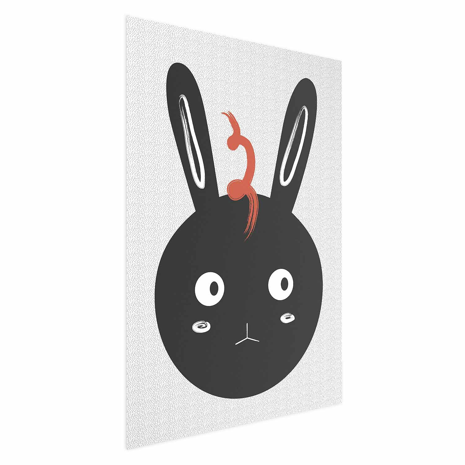Plakat Królik widzi wszystko 21x30 cm