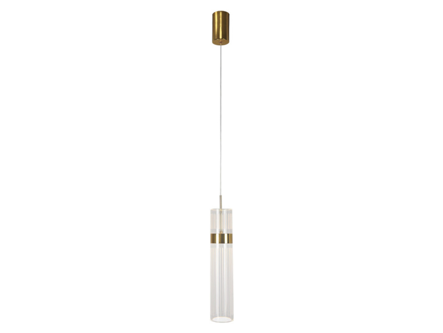 Lampa wisząca Ambiente LED ze zmienną barwą światła złota