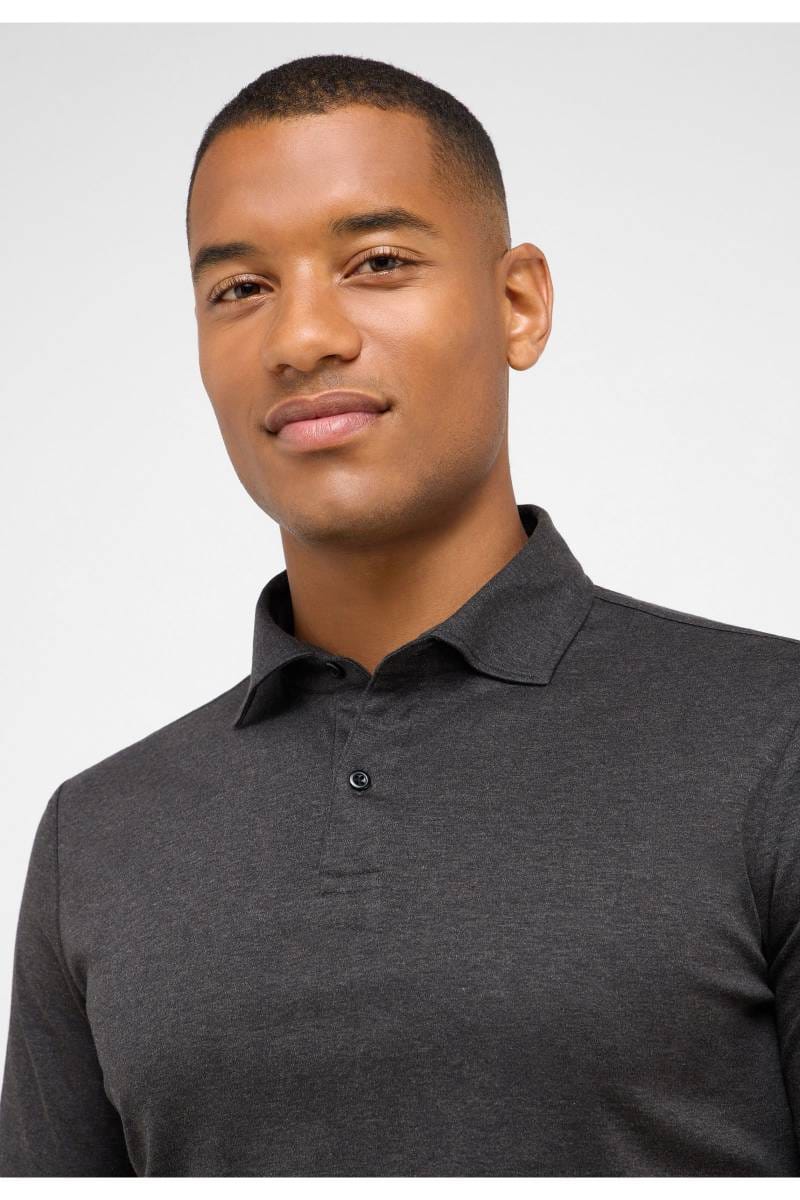 ETERNA 1863 Slim Fit Poloshirt anthrazit, Melange