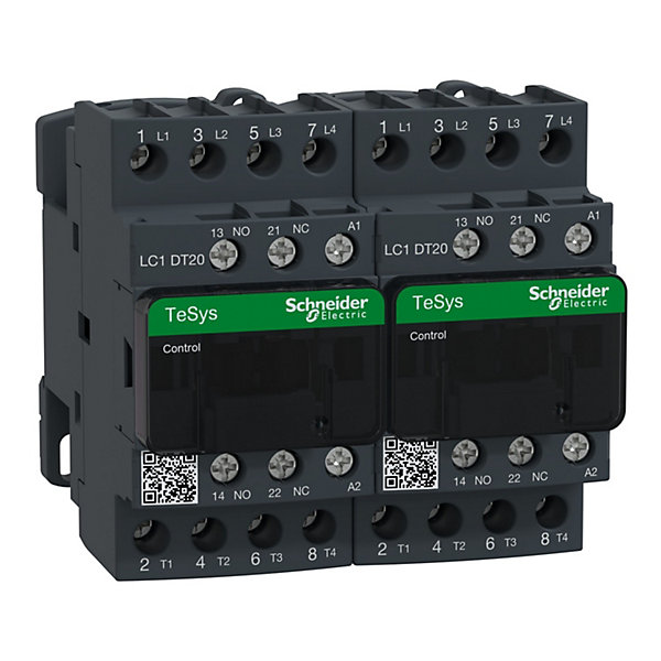 Lc2dt20p7 Schneider - Contacteur Inverseur Tétrapolaire - 4no - 20a - Bobine 230vca - Vis