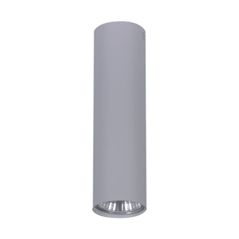 Spot okrągły szary TUBA1xGU10x50W wym:20x6x5cm IP20 Kaja