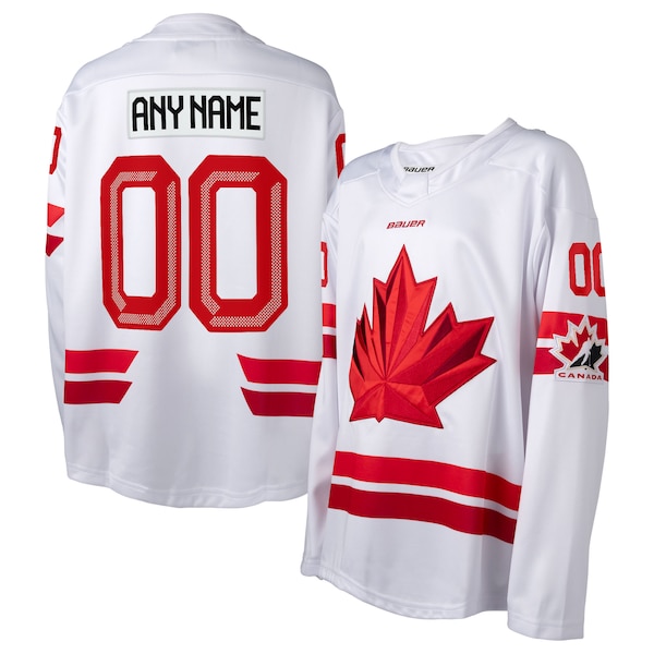 Hockey Canada Youth 2026 Replica Custom Jersey - White/Red