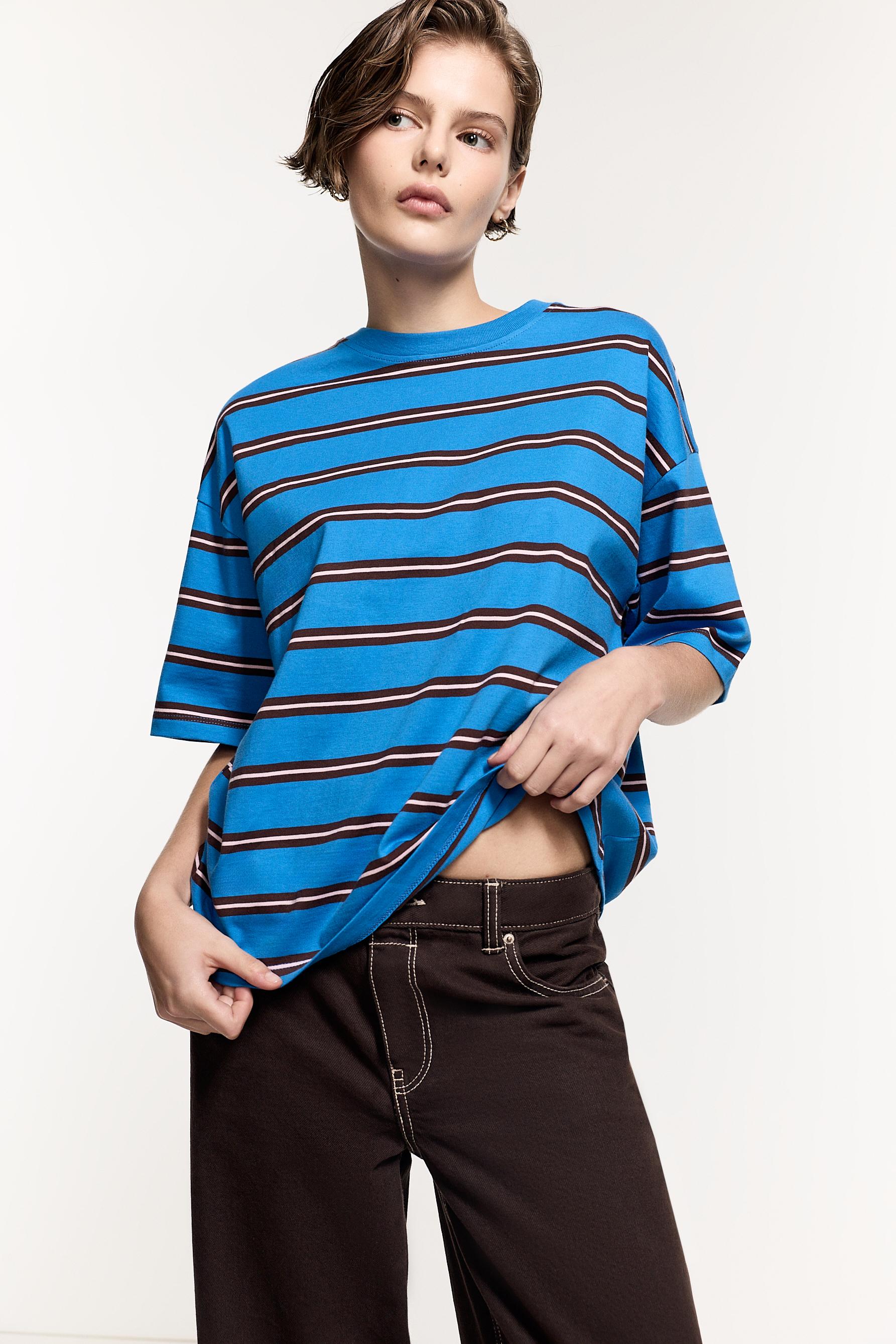 Mujer | Camiseta rayas azules