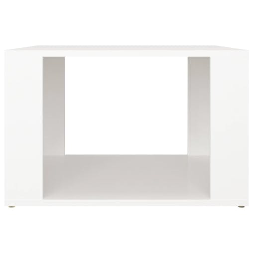 NNEVL Bedside Table White 57x55x36 cm Engineered Wood