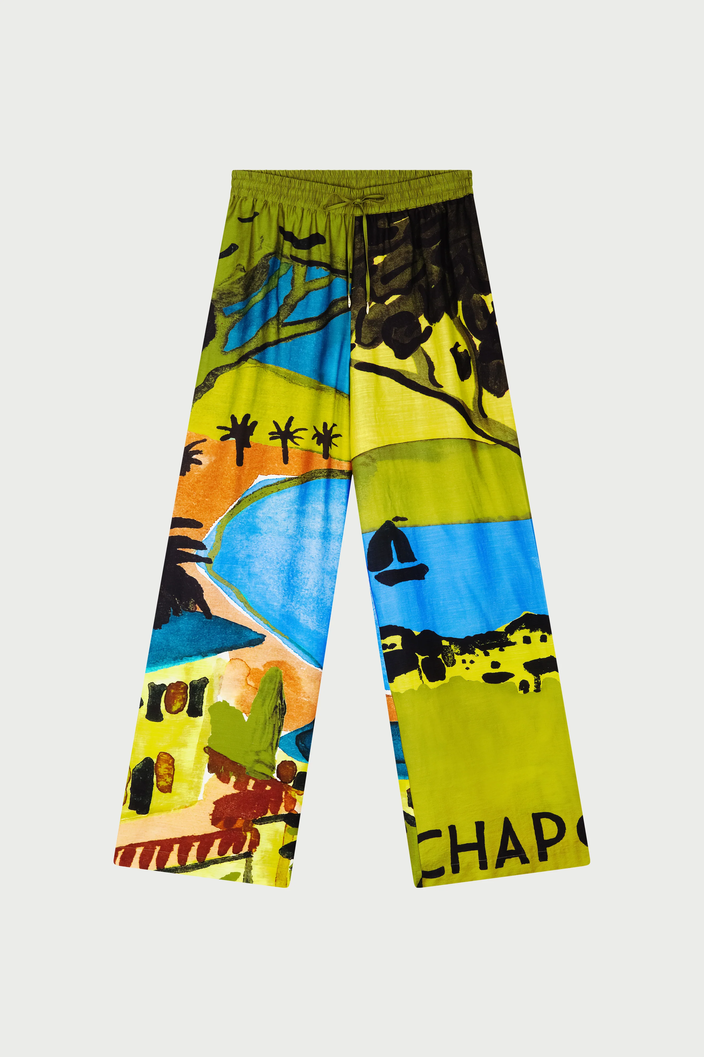 Brent Trousers | Yellow/Blue