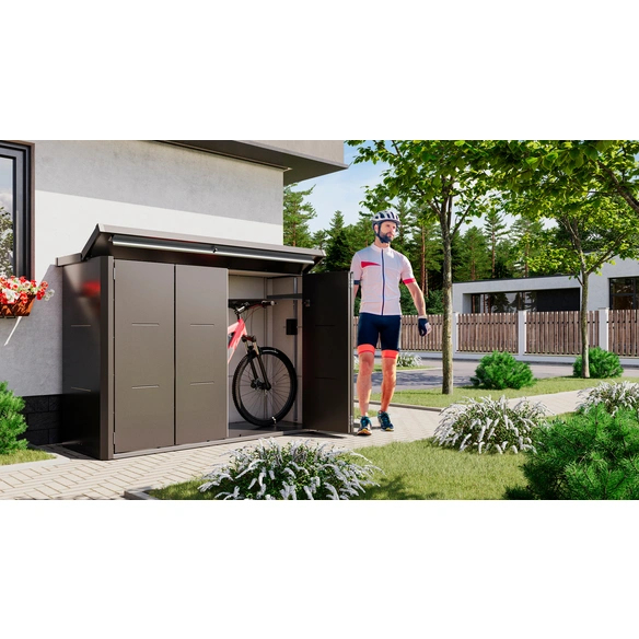 Gartenbox »Velotto«, BxHxT: 203 x 142 x 75 cm