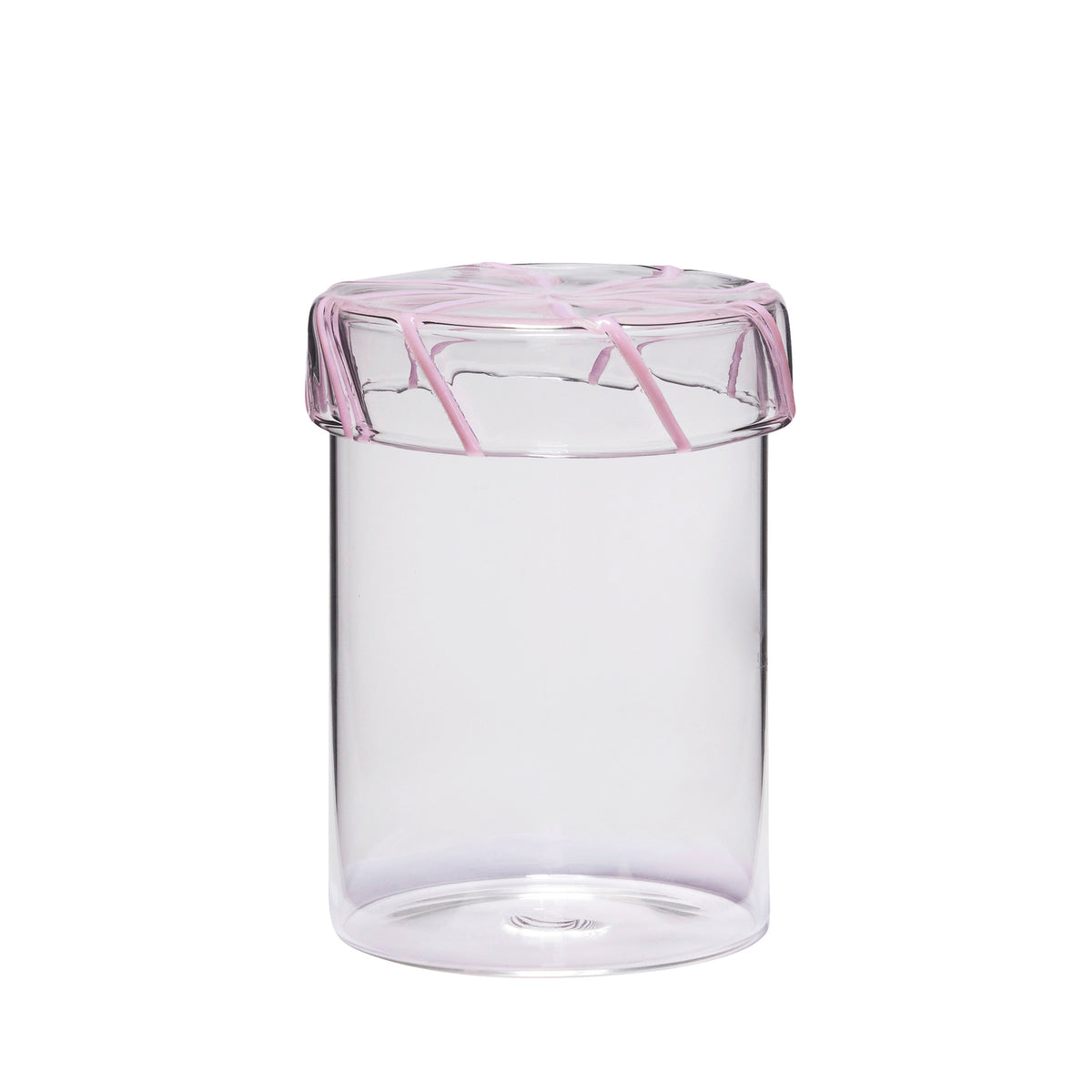 Hübsch opbergpot Heir - glas - ø9xh14cm