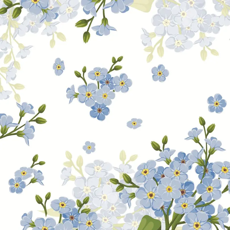 Serviette 20er-Set Bloem