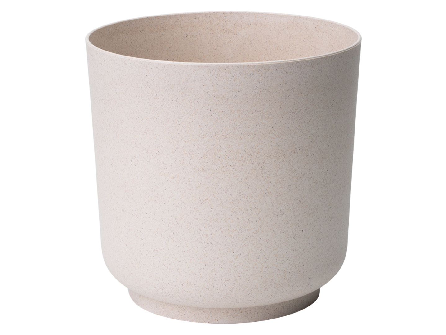 Donica Eco z włóknami drzewnymi 20 cm biała