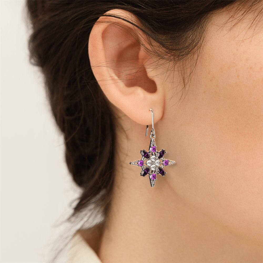 Boucles d'oreilles étoile
