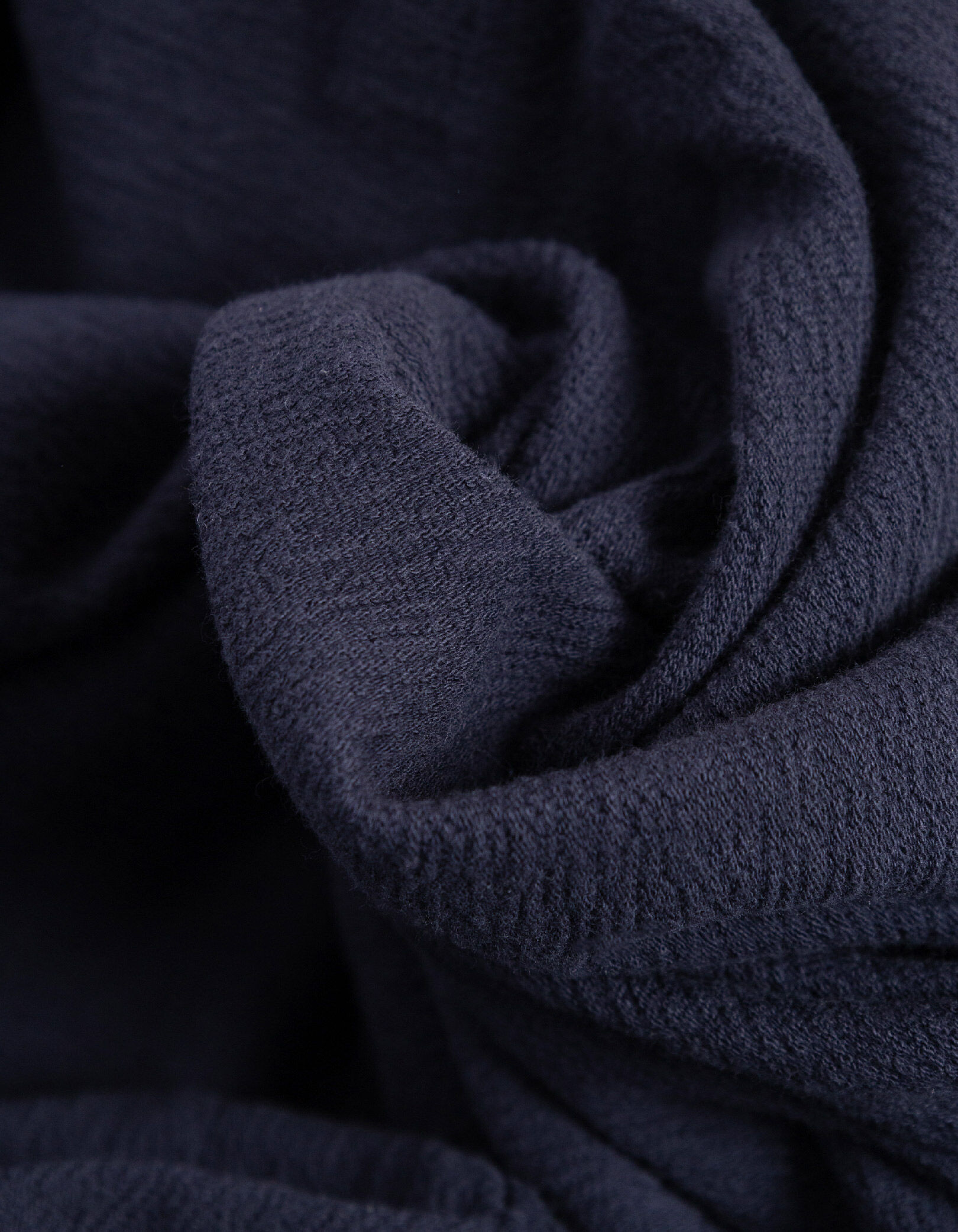 Cardigan capuche marine boutons pressions Homme