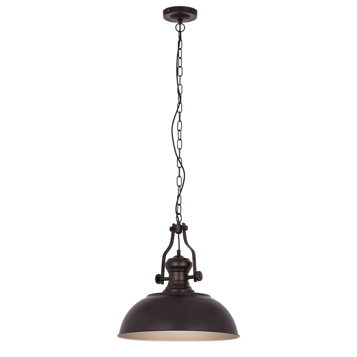 Lampa wisząca brązowa Rosalia 1xE27x60W wym: 120x41x41 cm Italux