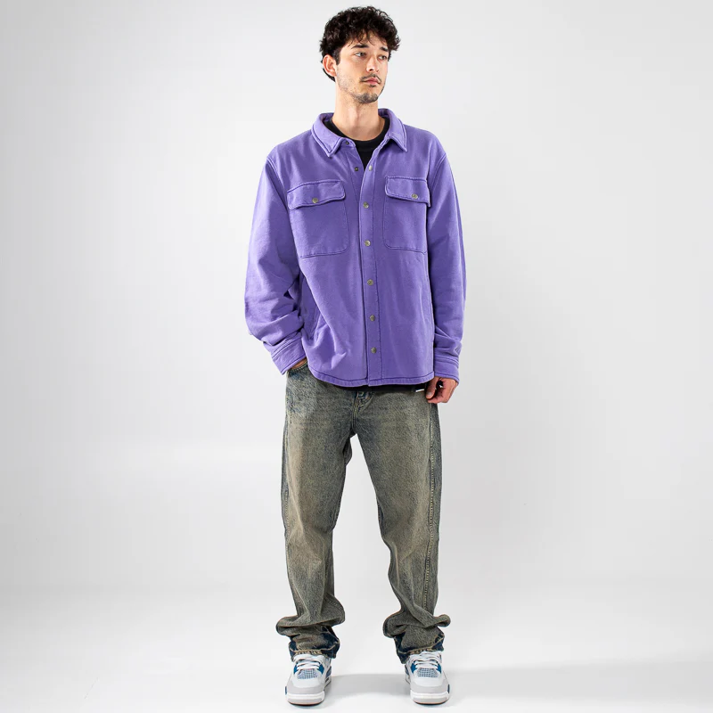 Supervsn Peace Over Shirt - Purple