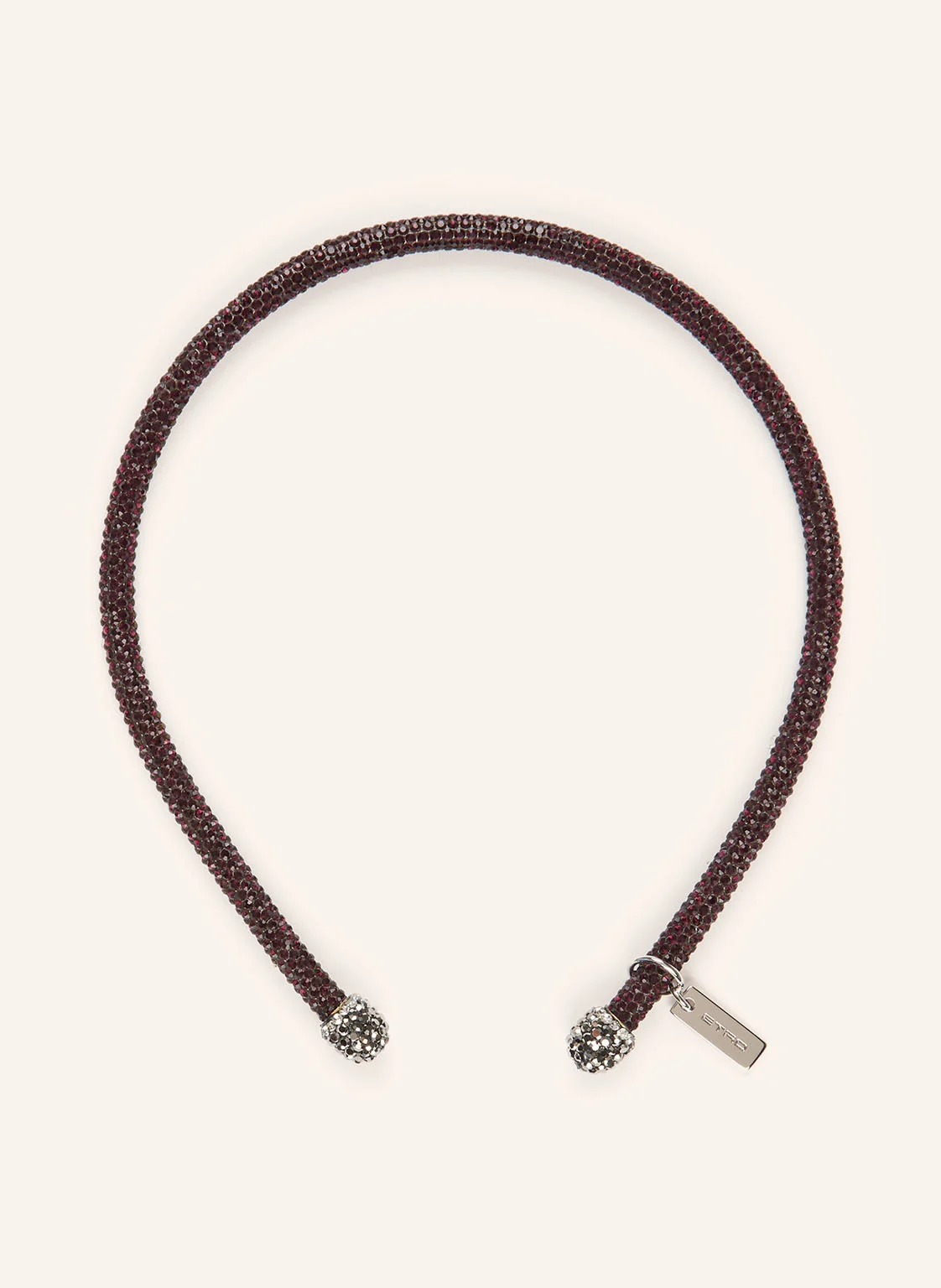 ETRO Haarreif mit Schmucksteinen