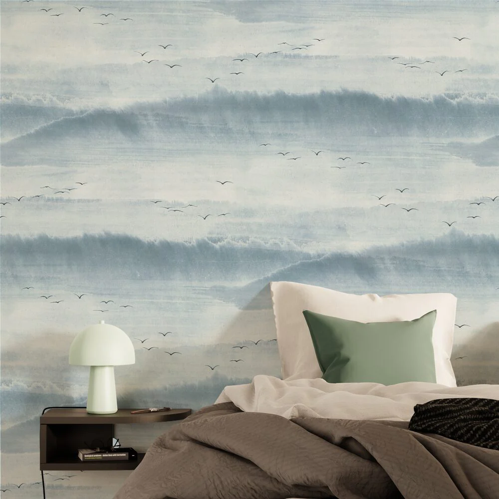 4MURS Papier peint intissé ALBAY coloris brun doré