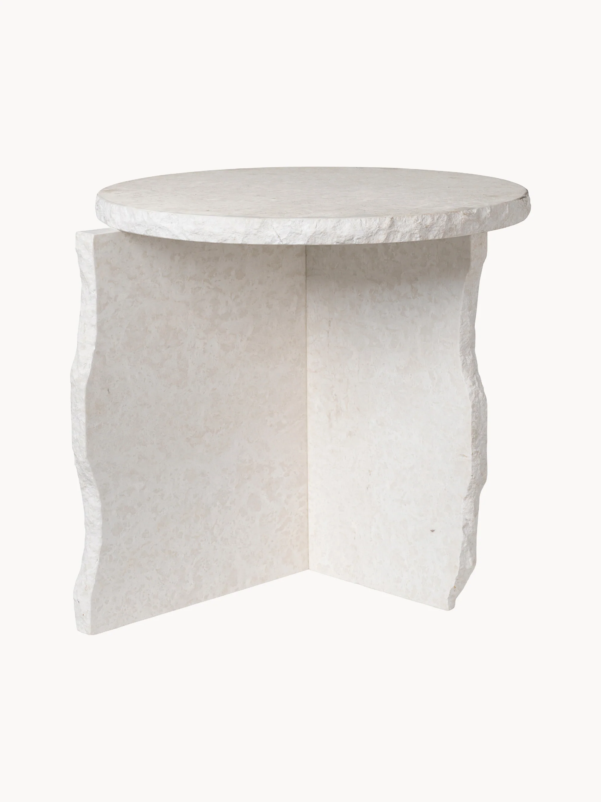 Handgefertigter Marmor-Beistelltisch Mineral