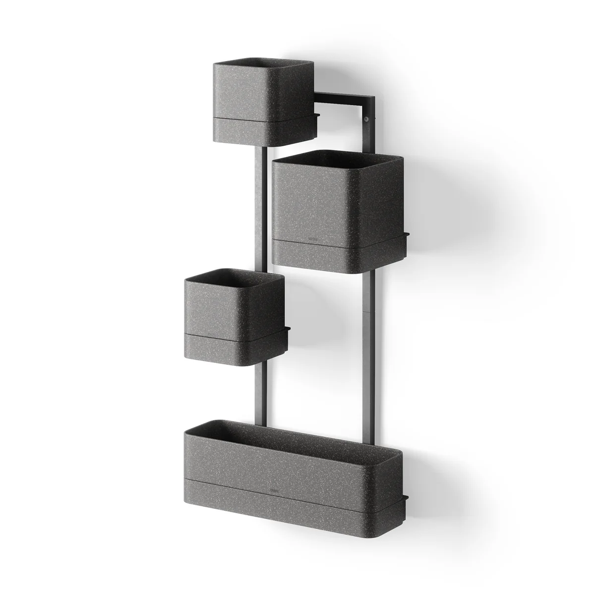 Umbra - Cubiko Wandpflanzenbox, schwarz
