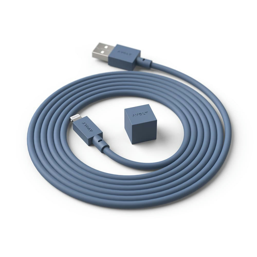 - Cable Iphone Câble 1 USB A vers Lightning, 1,7m Ocean Blue