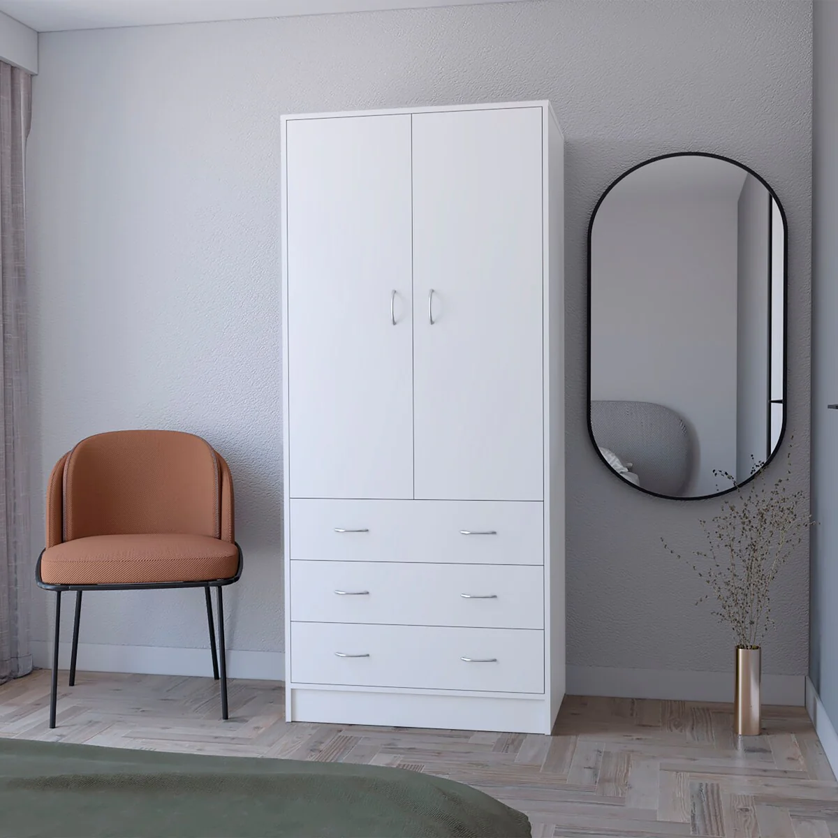 Prescott Armoire - White