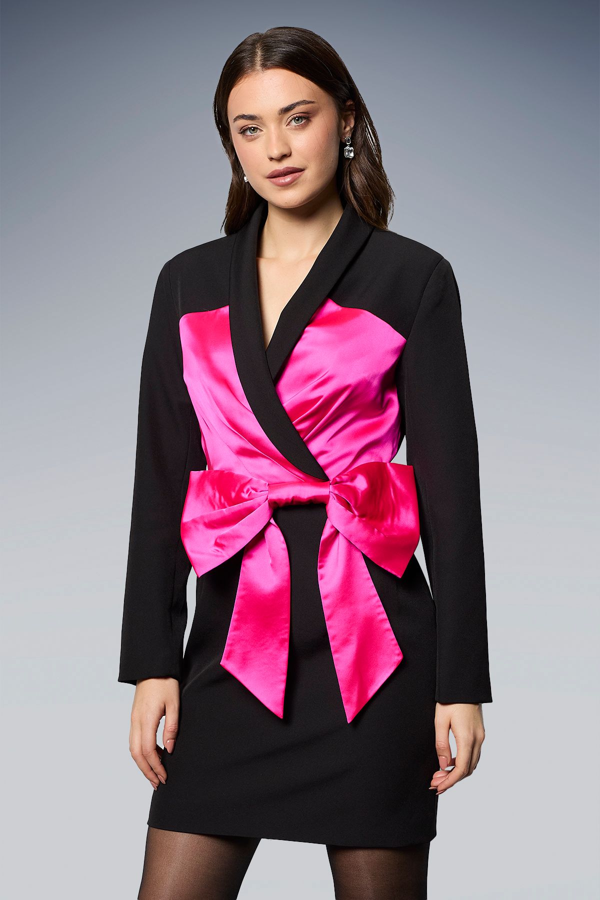 Dorothy Perkins DP Luxe Contrast Bow Blazer Dress