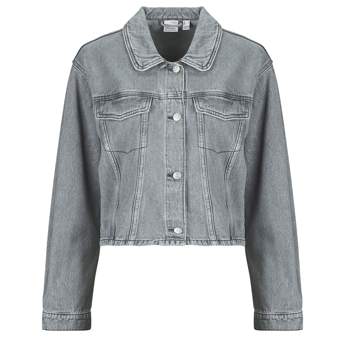 Vero Moda - VMAYA LS DENIM - Grey