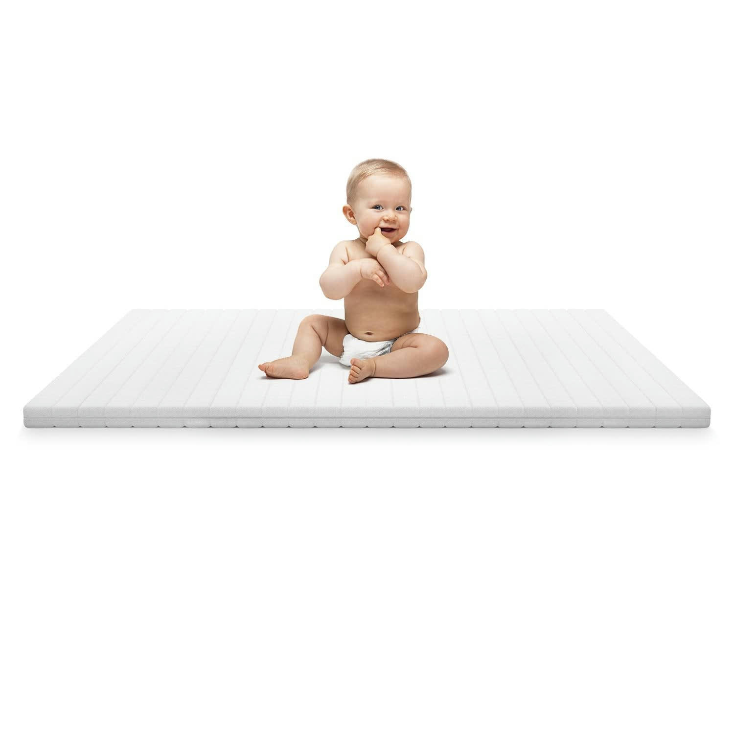 - Matelas bébé en mousse 60x120 - Soutien mi-ferme - Épaisseur 5 cm