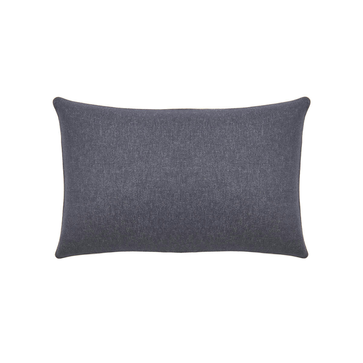 FRISSON - Taie d'oreiller en flanelle de coton gris 50x70