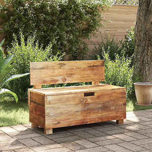 Banc bois massif d'acajou 86x40x60 cm vidaXL