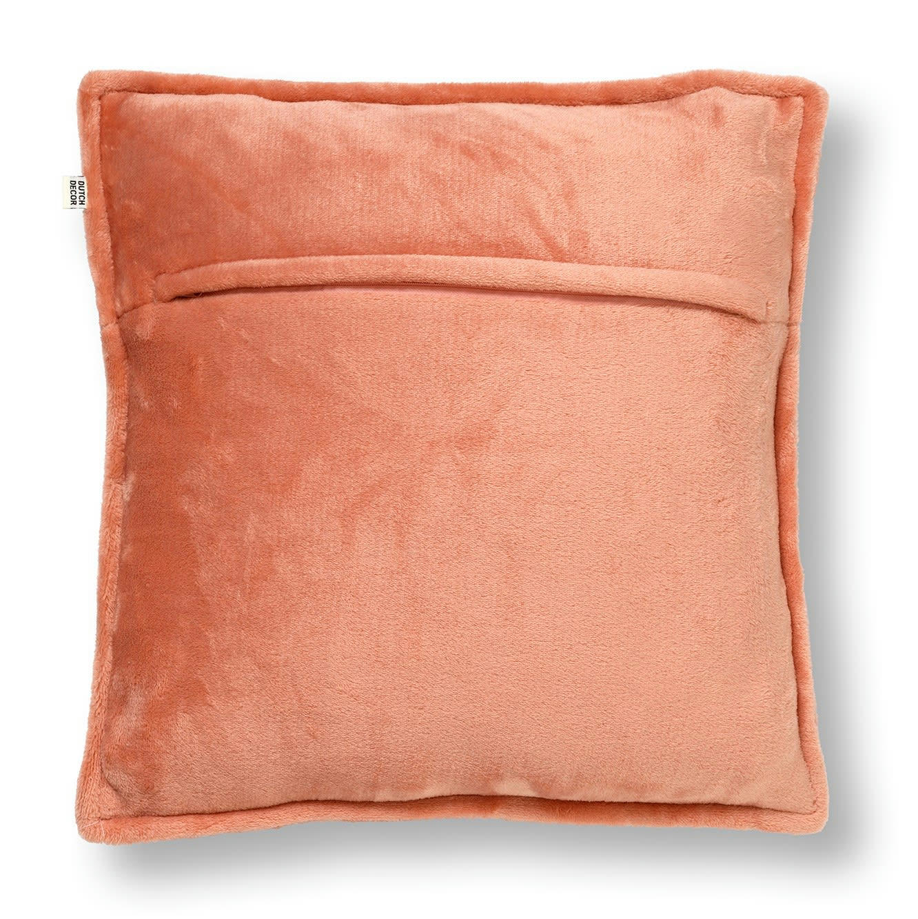 - Coussin - rose en velours 45x45 cm uni
