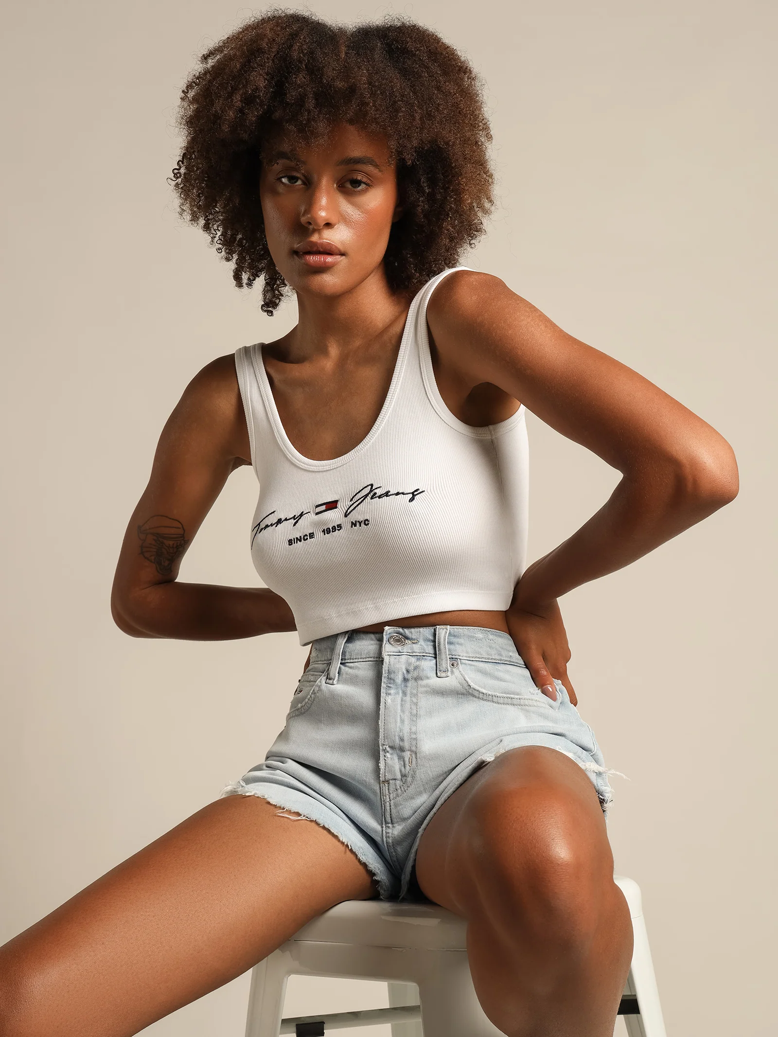 Hotpant Denim Short
