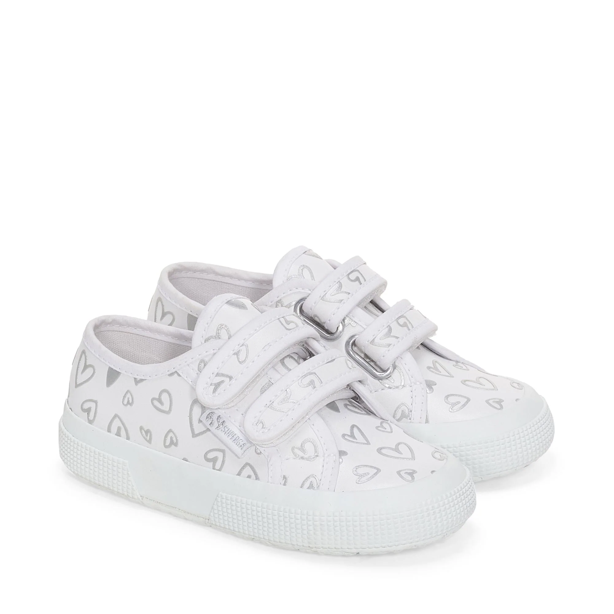 2750 KIDS STRAPS VEGAN MATERIAL CUTE HEARTS PRINT