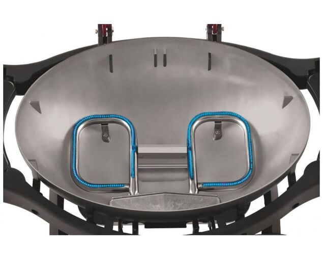 Ziggy Classic Twin Grill LPG BBQ - Gunmetal Grey