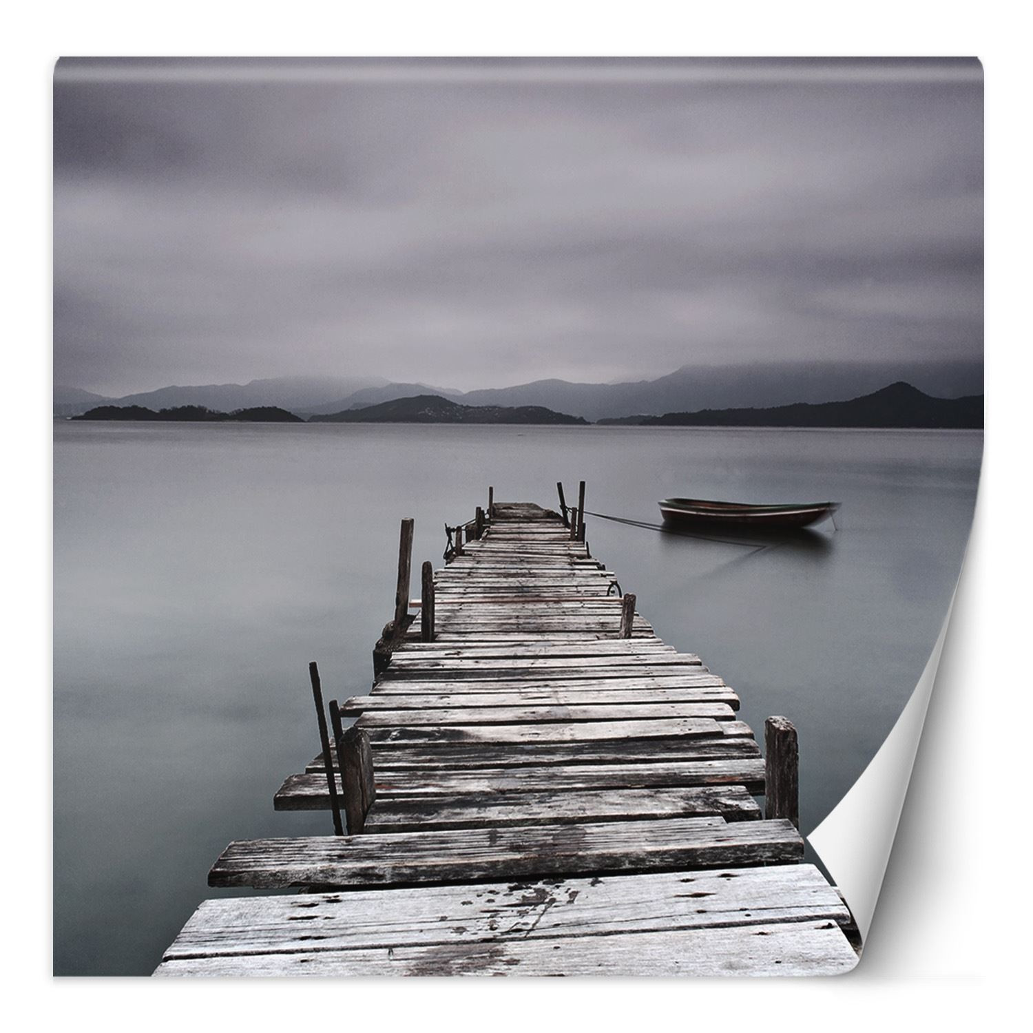 Feeby Fototapeta, Stary pomost jezioro 100x100