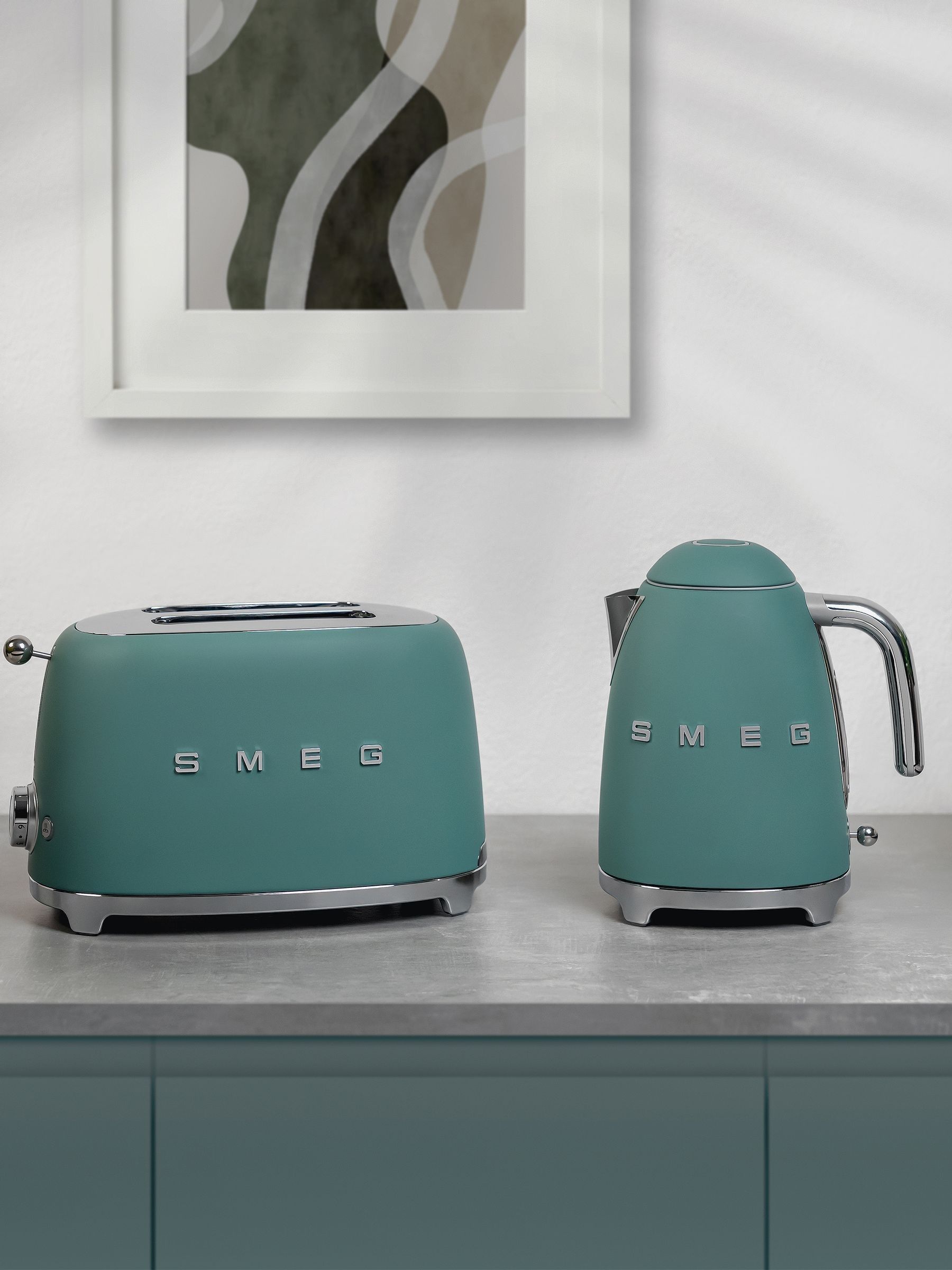 Emerald Green Matt 2 Slice Toaster
