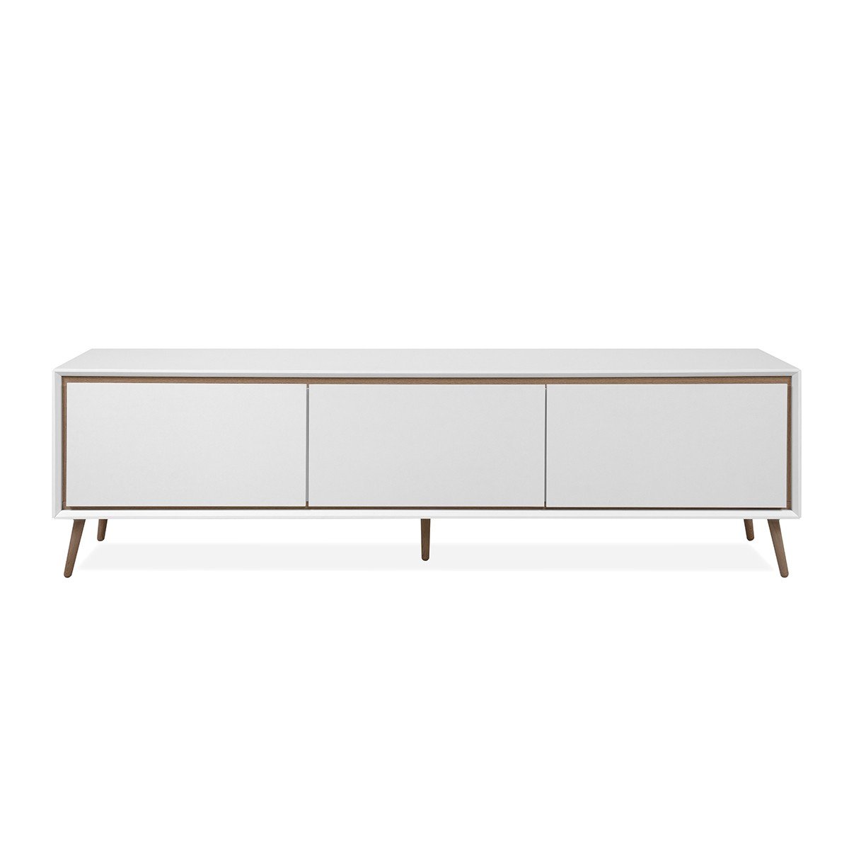 Calicosy - TV-Meubel ARONA- 175 cm - Houtlook & Wit