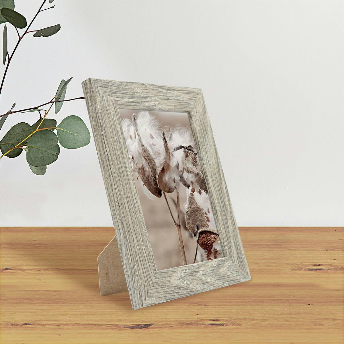 NORDIQUE - Cadre photo taupe 10x15 cm bois reconstitué fsc