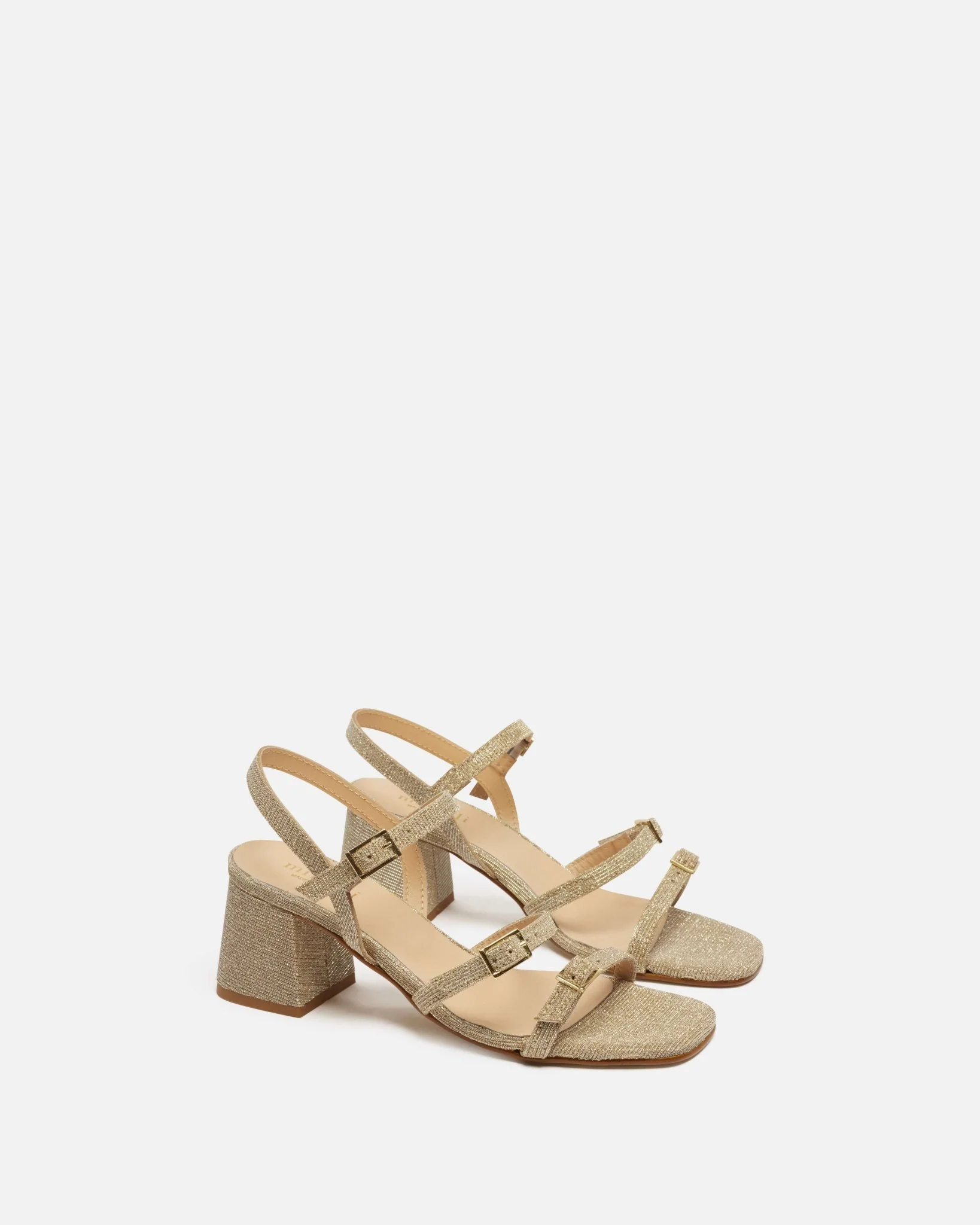 SANDALES LUTECIA/GLIT PLATINE