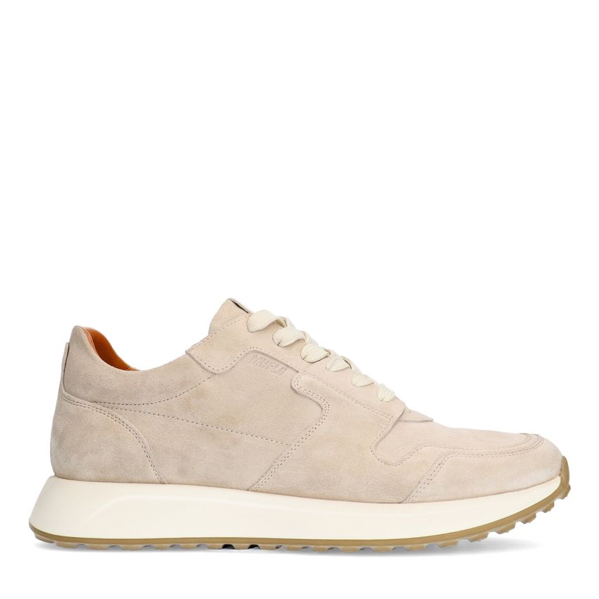 Manfield Beige suède sneakers