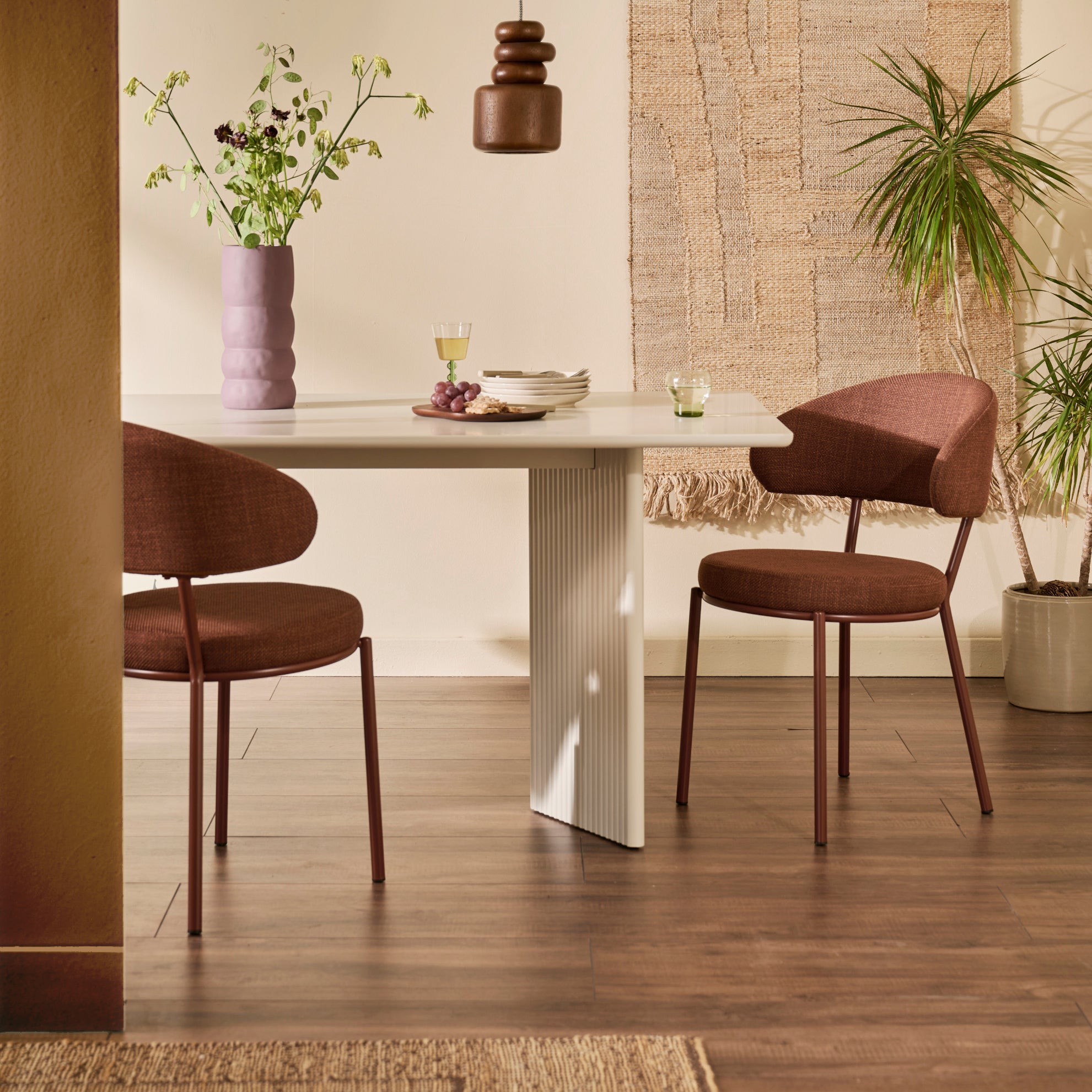 by fonQ Dot Eetkamerstoel - Terracotta