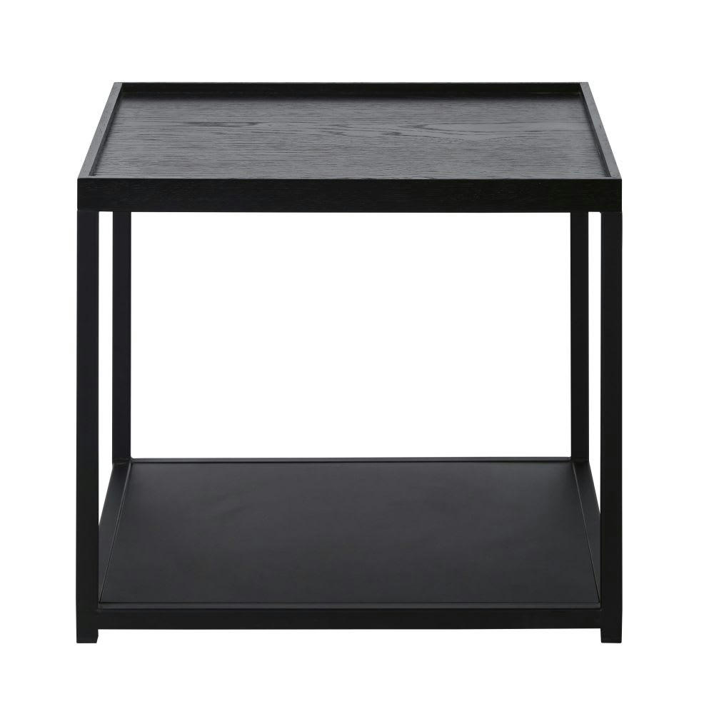 Blackhill Business - Table de chevet professionnelle noire