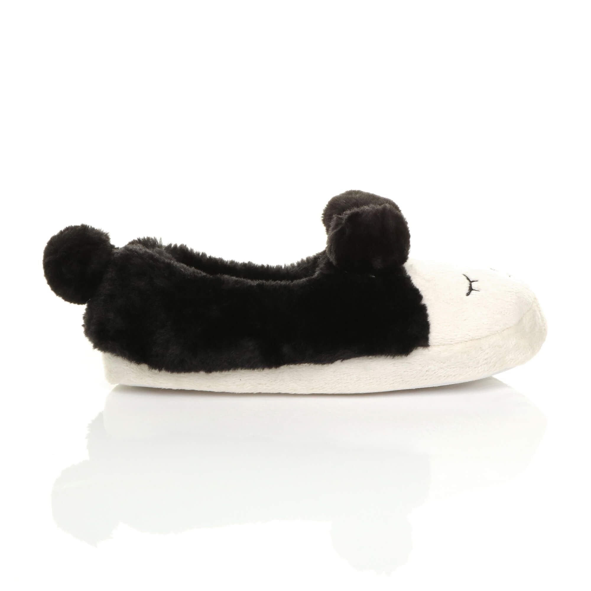 AJVANI Cute Bear Ears Pom Pom Cosy Slippers