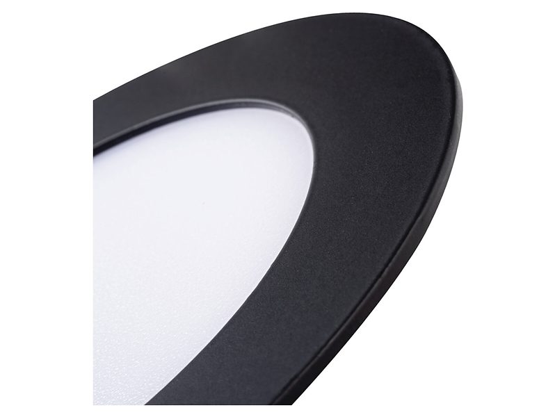 Lampa wpuszczana Rounda LED aluminiowa czarna