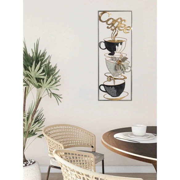 Metallbild, ca. 29x74 cm, Motiv 987