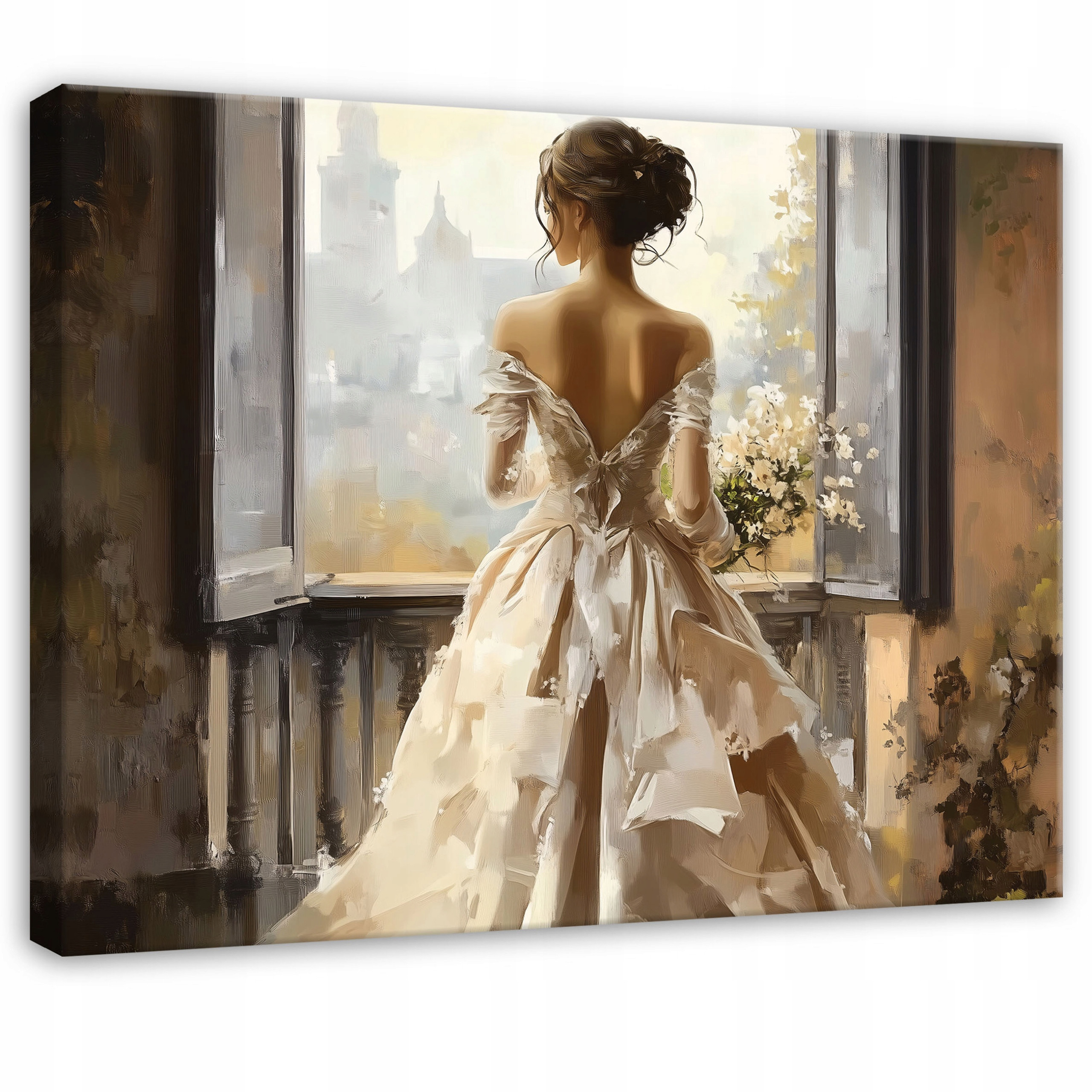 Obraz Kobieta Sztuka Art Do Sypialni Salonu Kuchni Na Płótnie 60X40